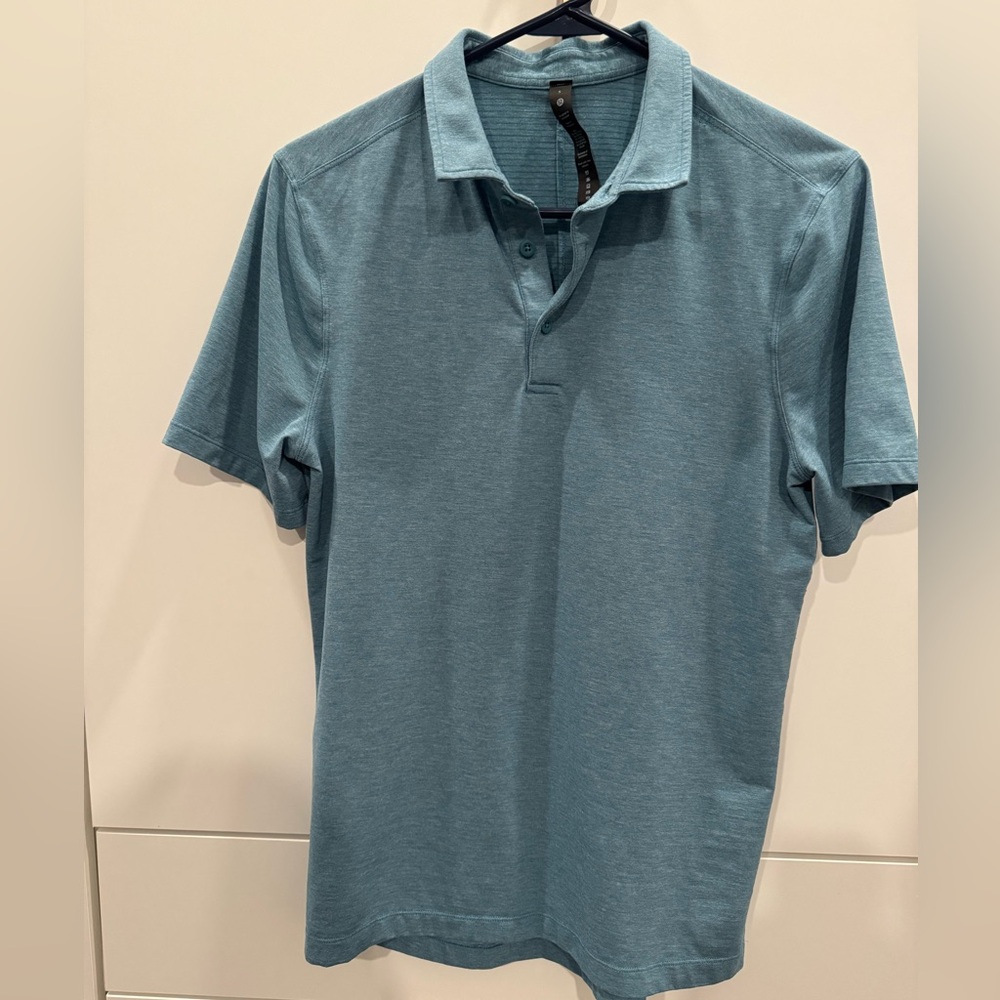 Lululemon Athletica Green Polo Shirt Soft Fabric
